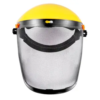 

1pc Wire Mesh Safety Face Shield Chainsaw Protective Helmet Protection Accessory for Chainsaw Brush Cutter Lawn Mower Protection