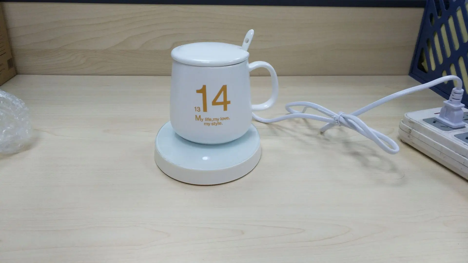 Smart Insulated Cup Warmers Warm Milk Office Insulated 55 Degrees Heating Base Electric Glass Teacup Thermostat