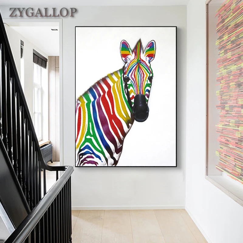 Zebra Hanging Painting 50 70cm,animals Art Print Poster, Animals
