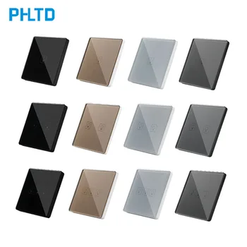 

Crystal Glass Touch Sensor Switch WIFI Touch Light AC 170V-260V Wall Switch White Glass LED 86*86mm Smart Home 1Way/2Way/3Way