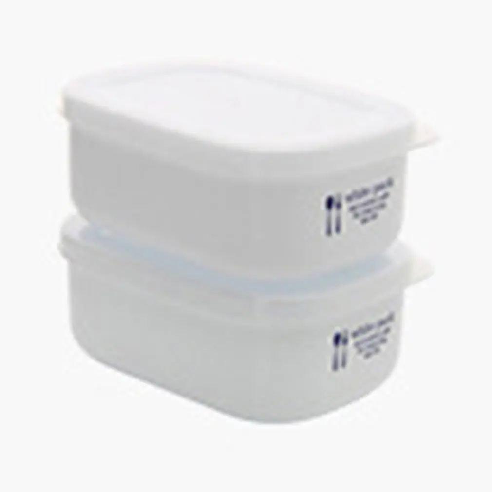

Fresh white preservation box Kitchen microwave preservation box Refrigerator food storage box Microwave Container