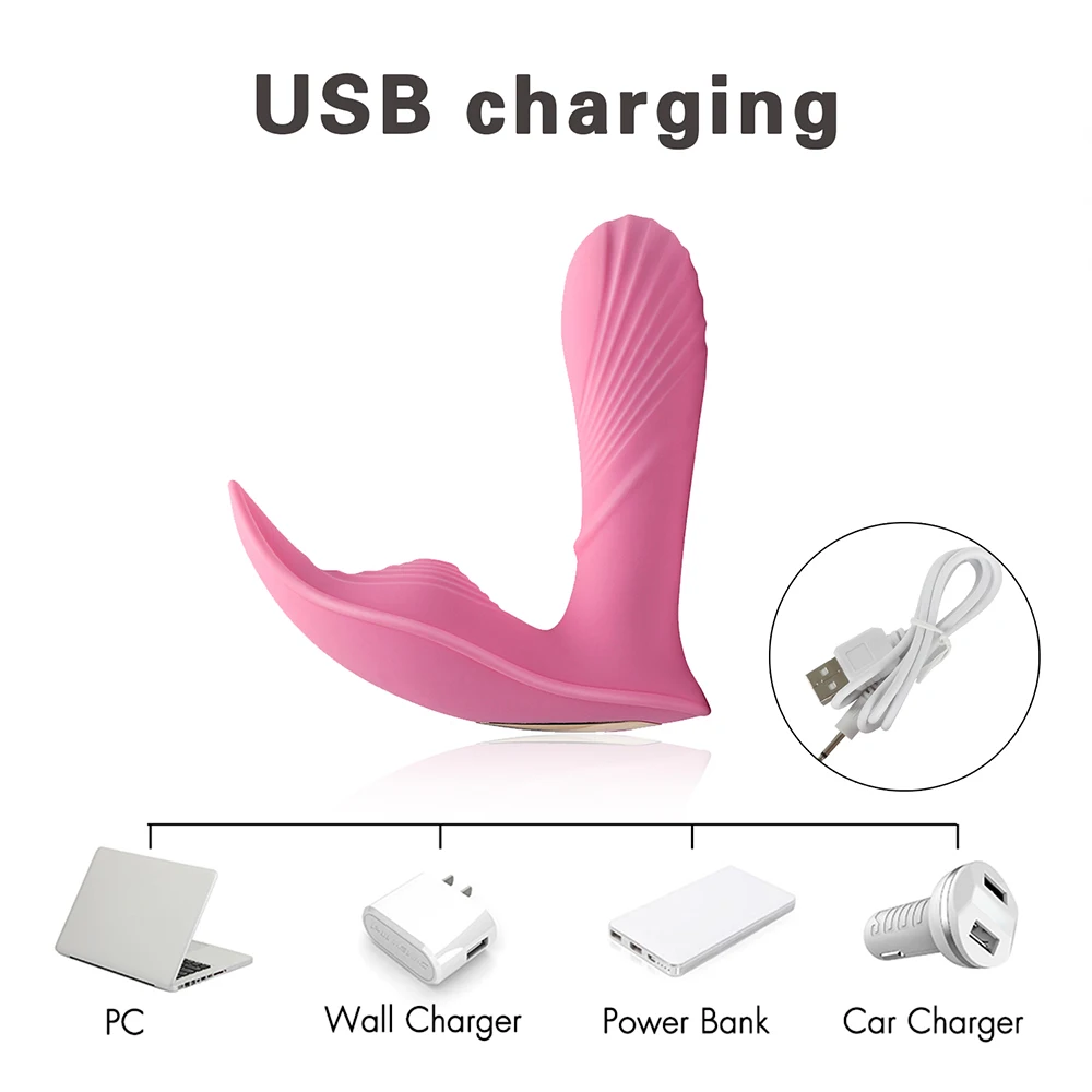 8 Speed Heating Vibrating Panties Wireless Remote Vaginal Clit Sucking Stimulation Butterfly Vibrators Adult Sex Toys For Women (2)