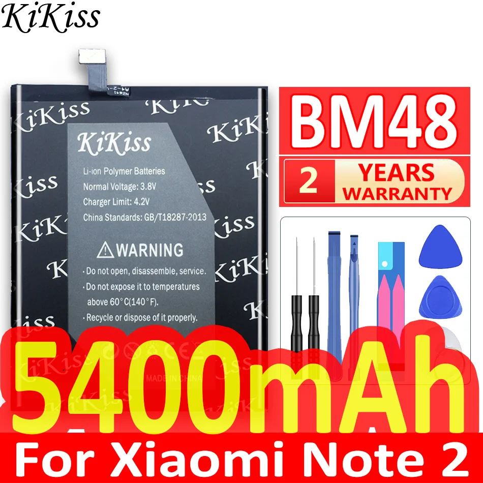 Аккумулятор большой мощности BM48 на 5400 мАч для Xiao Mi Note2 мобильный телефон сменная