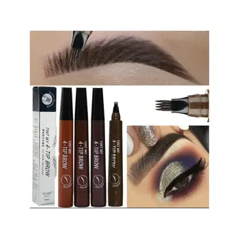 

Microblading Eyebrow Liquid Pen Eyes Makeup Waterproof 4 Fork Liner Definer Lasting Not Fade