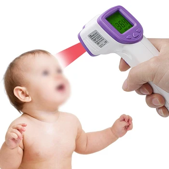 

Non-contact Digital Infrared Forehead Thermometer Infant Fever Measurement Household Measure Accessories