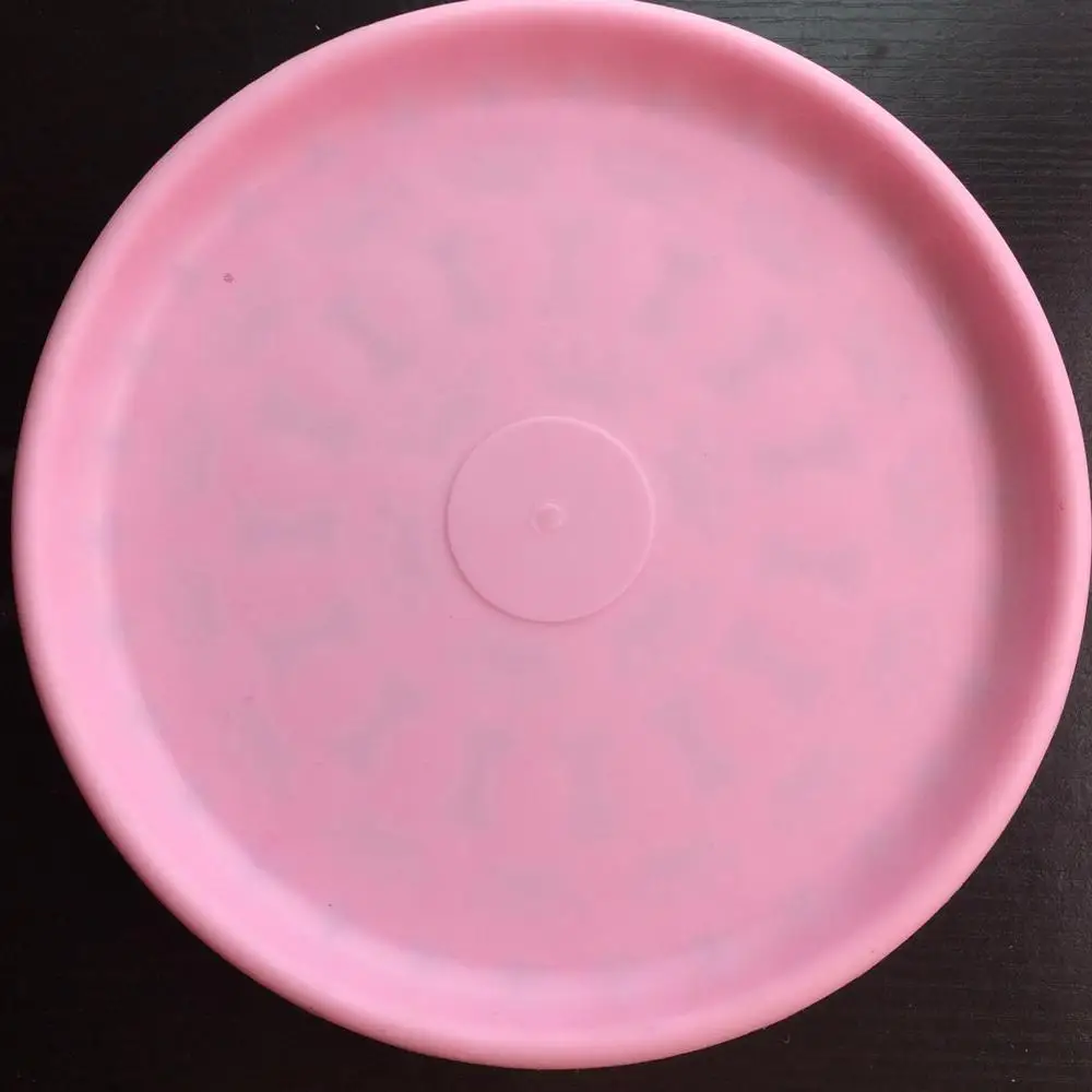 1pcs pink Лучшие продажи, игрушки для домашних животных, новая большая собака, летающие диски, обучение щенков, игрушка, резиновый диск, интерактивные игрушки для собак, моляры - Цвет: 1pcs pink