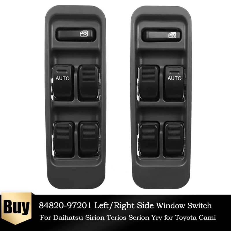 

84820-97201 84820-B5010 Car Power Master Window Switch For Toyota Avanza Cami For Daihatsu Sirion Terios Serion YRV 1998-2001