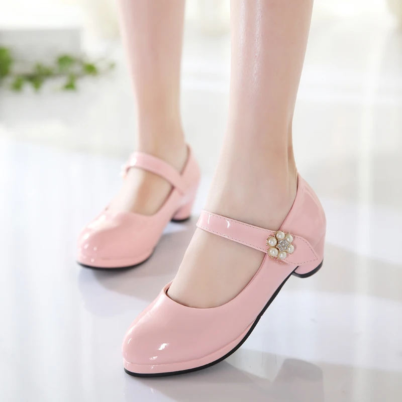 Girls Toddler Kid Leather Princess Dress Mary Jane Flat Shoes Summer Sandals