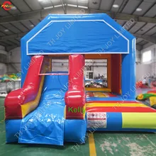 4,6X4X3,7 mH надувная горка батут для продажи, дешевый надувной Батут Дом для прыжков для детей, надувной батут