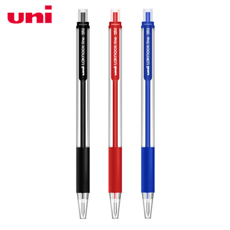 12 шт./лот Mitsubishi Uni SN-101 Выдвижная шариковая ручка 0 7 мм черный/синий/красный цвет