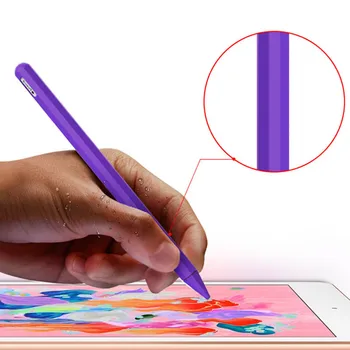 

Pen Nib Protector Silicone Sleeve Grip Skin Cover Holder for Apple Pencil 2 LFX-ING