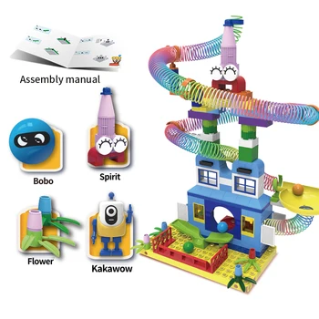 

Building Blocks Marble Race Run Toys Big Size Colorful Blocks Constructor Bricks Base Plate Creator Kids Friend Children Gifts