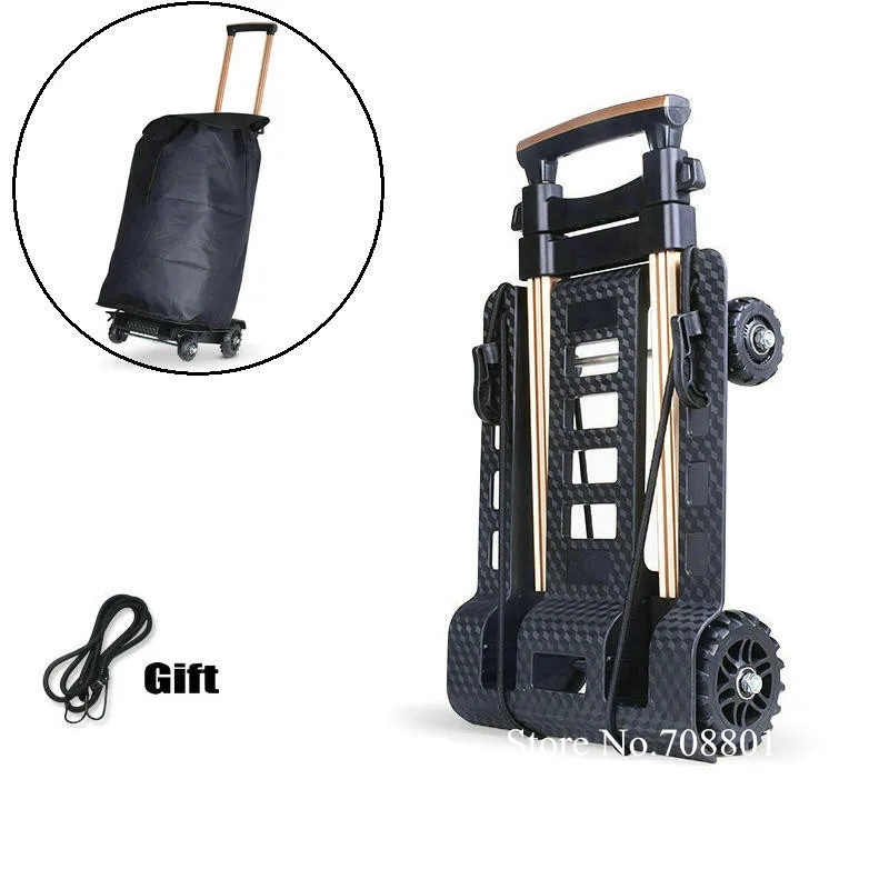 upgrade-shopping-cart-with-gift-rope-household-sturdy-trolly-lightweight-13kg-mini-cart-aluminum-alloy-shopping-cart