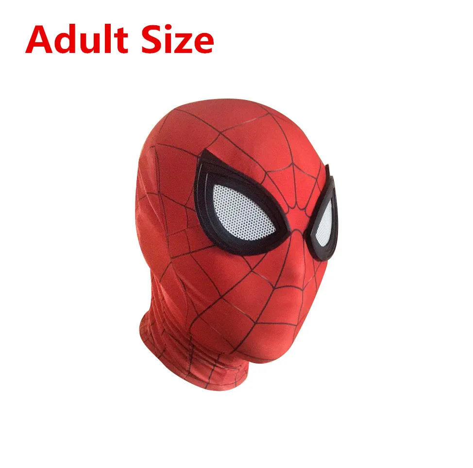 Аниме Marvel Человек-паук косплей маска Железный Человек-паук том Холланд спандекс маски-шлемы ребенок взрослый вечеринка Хэллоуин Карнавал реквизит - Цвет: Mask
