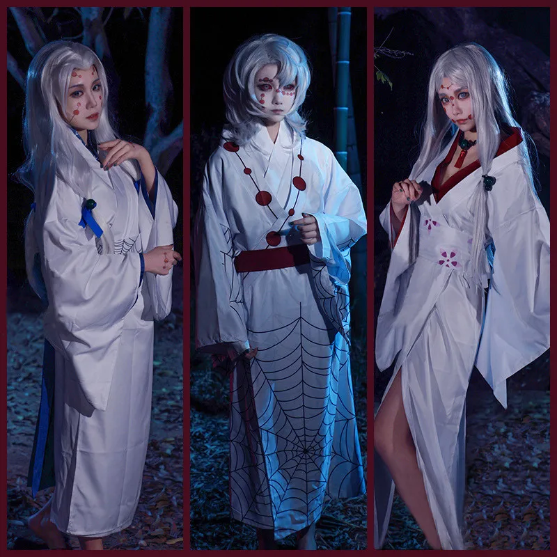 Аниме «Demon Slayer»; Косплей; Кимоно «Spider Rui»; костюм для мамы и сестры; костюм для косплея; Kimetsu no Yaiba; платье; одежда