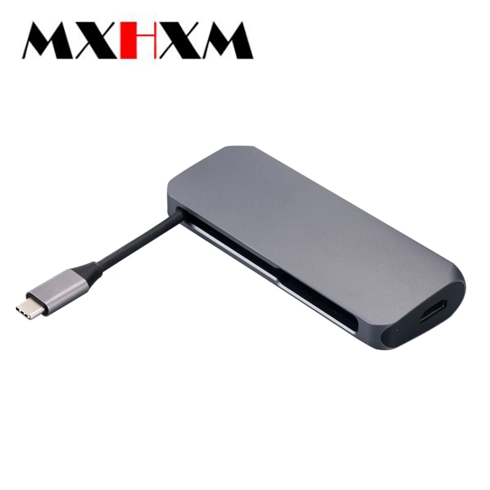 Тип-c к hdmi конвертер 6в1 6 унифицированных pinch линии передачи данных зарядки HUB3.0 док-станция