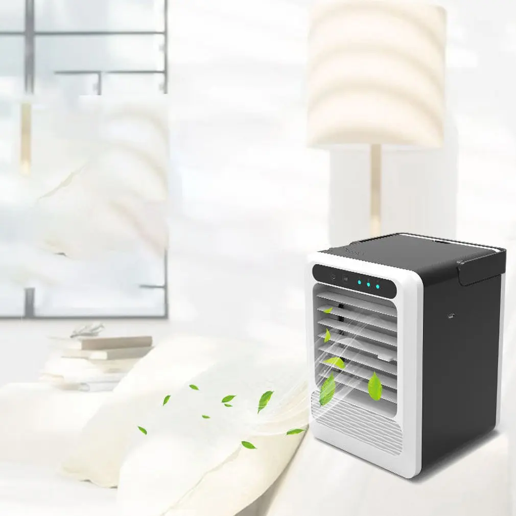 Портативный usb-мини кондиционер увлажняюший очиститель светодиодный индикатор Настольный охлаждающий вентилятор для офиса дома