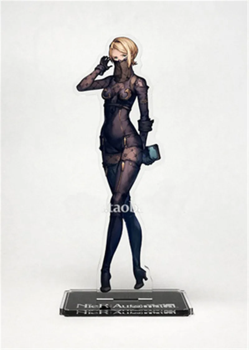 Аниме мультфильм игровой НИР: Automata jorha 2B A2 9S Adam Eve Devola Popola акриловая фигурка подарок Хэллоуин косплей кулон Рождество - Цвет: K