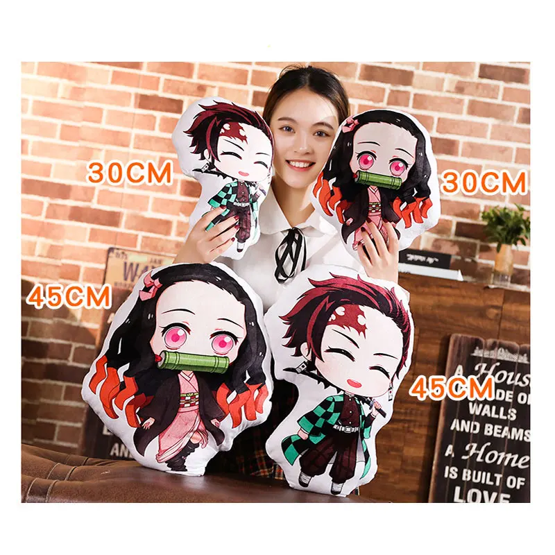 Anime Demon Slayer Kimetsu no Yaiba Cosplay Surrounding Kamado Tanjirou Nezuko Agatsuma Zenitsu Tomioka Giyuu Kochou Pillow