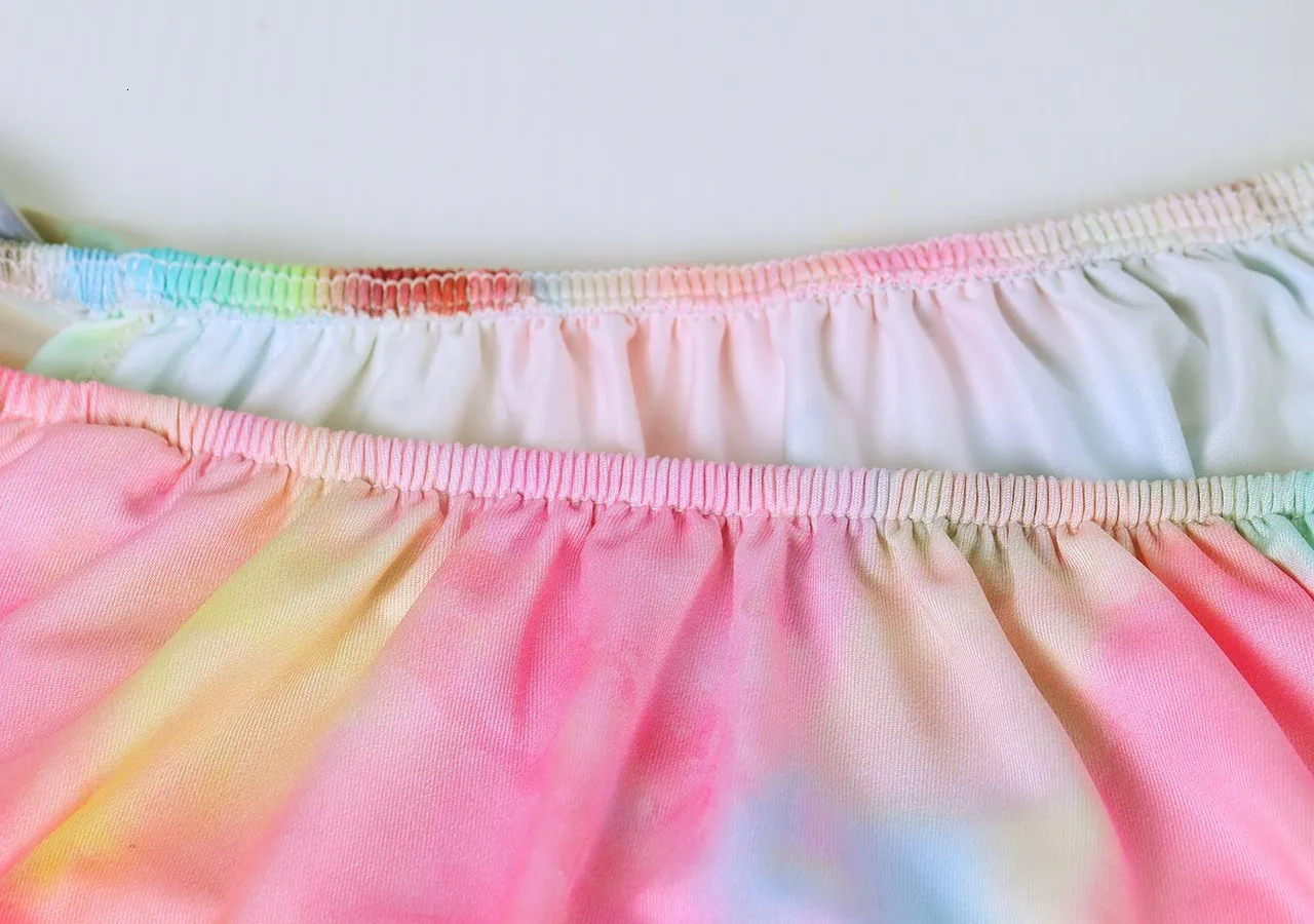 Tie Dye принт размера плюс бандажный комбинезон для женщин с вырезом лодочкой и рюшами сексуальный комбинезон летний пляжный обтягивающий комбинезон с открытой спиной