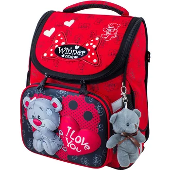 

Children School Bag for Girls Cartoon 3D Bear Cat Owl Pattern Kids Backpacks Orthopedic Backpack School Bags with Doll Grade 1-5