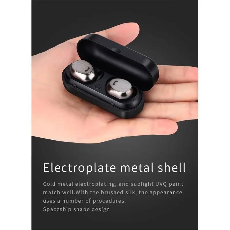 Comerow M9 Mini TWS True wireless In-Ear Bluetooth 5,0 наушники спортивные стерео гарнитуры с микрофоном 280 мАч Зарядное устройство коробка PK Q32 Q27