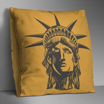 

Status Double Side Print Cushion Cover Polyester Decorative for Sofa Seat Soft Throw Pillow Case Cover 45x45cm Home Decor