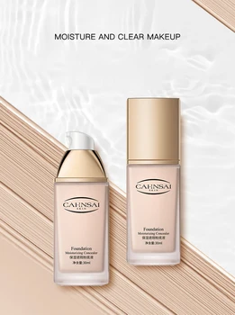 

3 colors hot sale women face concealer waterproof oil control brighten skin for lady cosmetics flawless and high covering