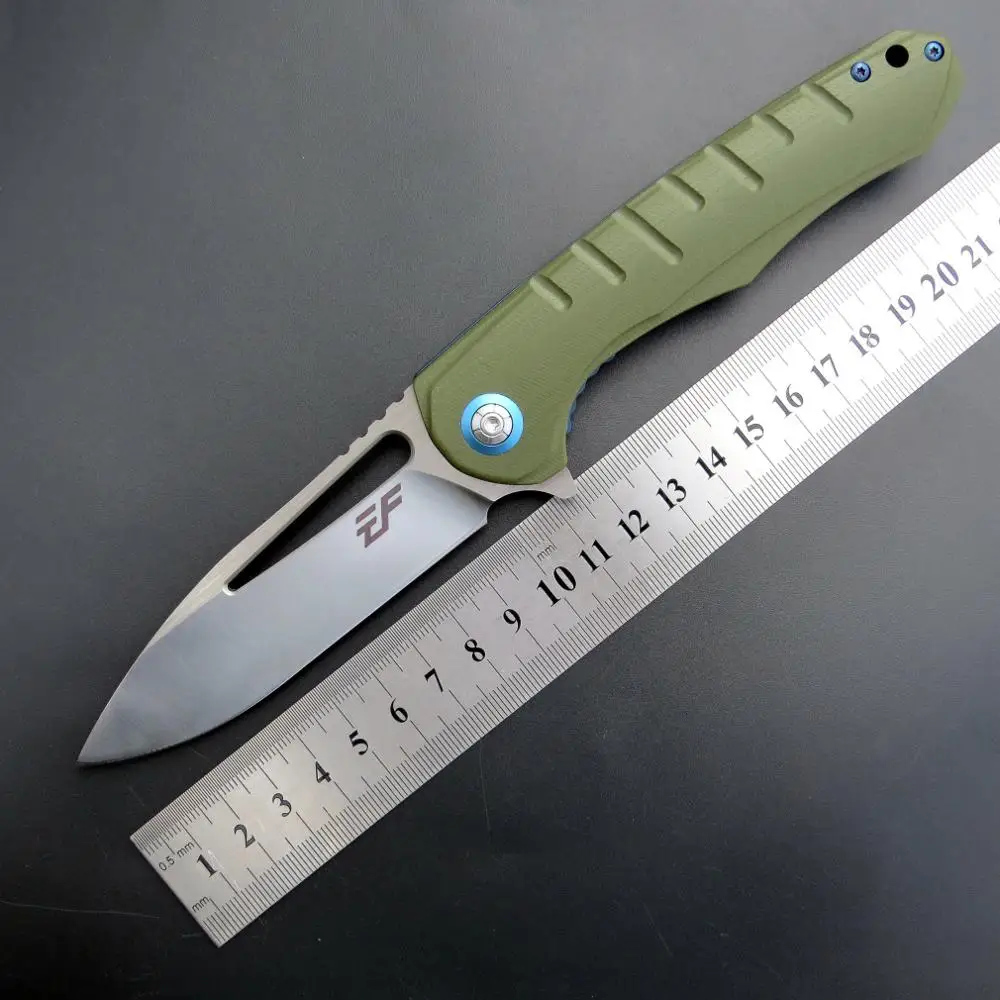 A Eafengrow EF916 складной нож jack нож D2 лезвие G10 Ручка Survivcal тактический карманный нож Кемпинг Охота EDC инструмент - Цвет: A