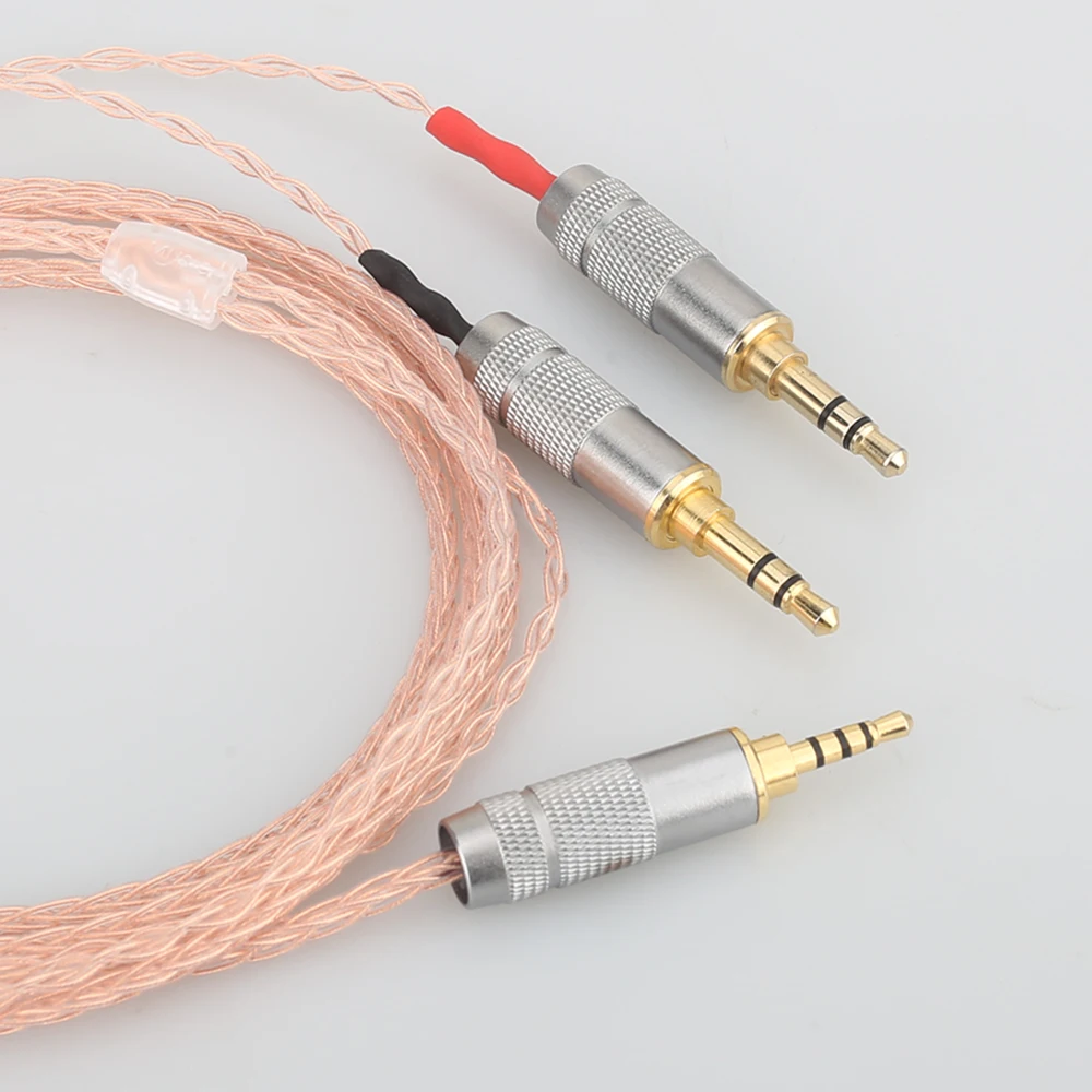 2 5mm TRRS Balanced 8 core Litz braid Headphone Upgrade Cable for MDR Z7 Z7M2 MDR Z1R D600 D7100