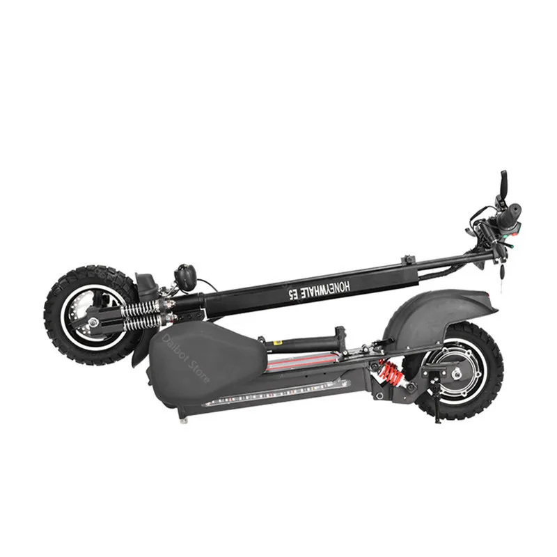 Foldable E Scooter 2 Wheels Electric Scooters With Front BagPhone Holder 10'' 500W 10Ah EU Stock Electric Scooter Adults (15)
