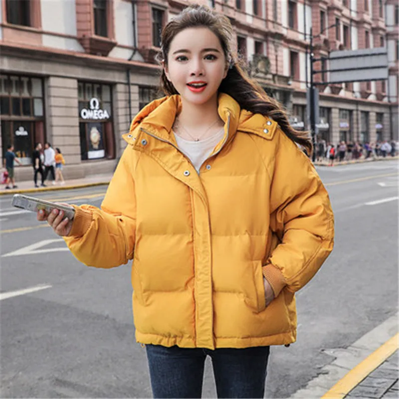 nueva chaqueta de invierno para Niza, Chaqueta corta de algodón para mujer, chaqueta de moda, ropa casual de algodón corto