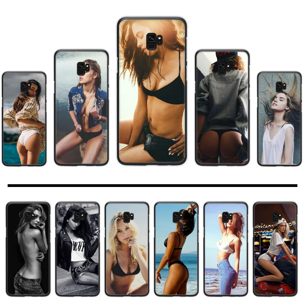 Новый черный чехол для мобильного телефона Samsung Galaxy S5 S6 S7 S8 S9 S10 S10e S20 edge plus lite |