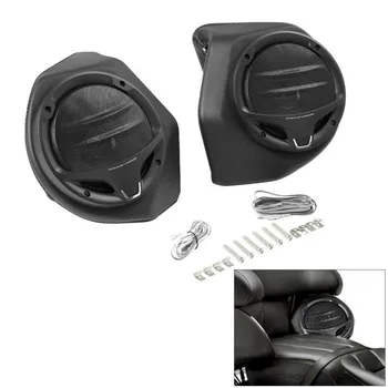 

Motorcycle Black 6.5" 6-1/2'' Rear Speakers Fit For Harley Touring Electra Glide 2014-2020