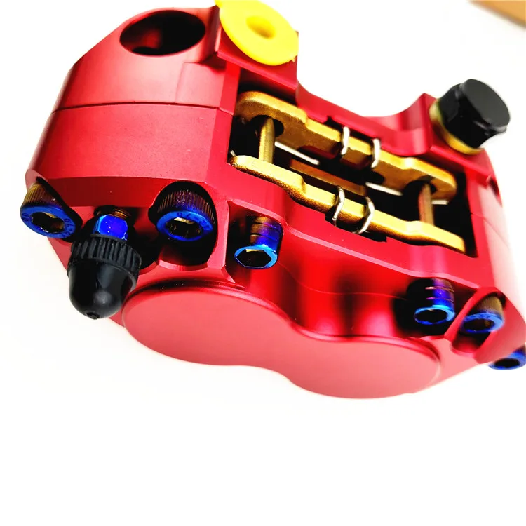 New Motorcycle Rpm Brake Caliper Brake Pump 82mm Mounting 4 Piston Radial For Yamaha Kawasaki Scooter Dirt Bike Modify