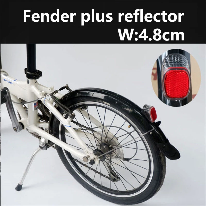 20 Inch Vouwfiets Spatbord P8 Modder Guard Met Reflector Alle Bedekt Spatbord  Fiets Spatbord Schijfrem|fenders| - AliExpress