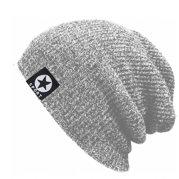 Бренд Skullies Beanies женские зимние трикотажные изделия шапки для Мужская шапочка из спандекса s Женская шапка мужская маска Gorro женская зимняя шапочка мужская шапочка из спандекса - Цвет: light gray