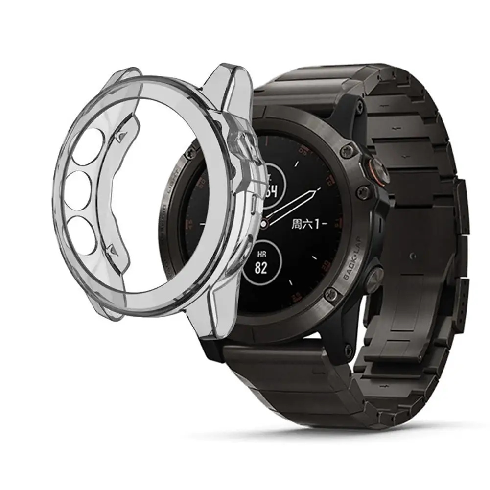 Защитный чехол для Garmin Fenix 5 XPlus, сменный цветной Жесткий силиконовый защитный чехол, корпус, рамка для Garmin Fenix 5X