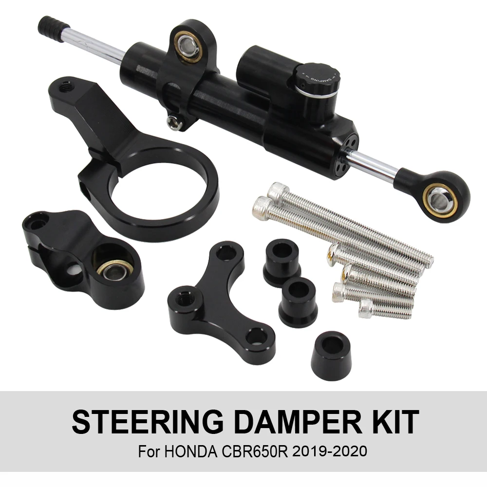 

Motorcycle Accessories Adjustable Steering Stabilizer Damper Mounting Bracket Kit For HONDA CBR650R 2019-2022 CBR 650R CBR 650 R