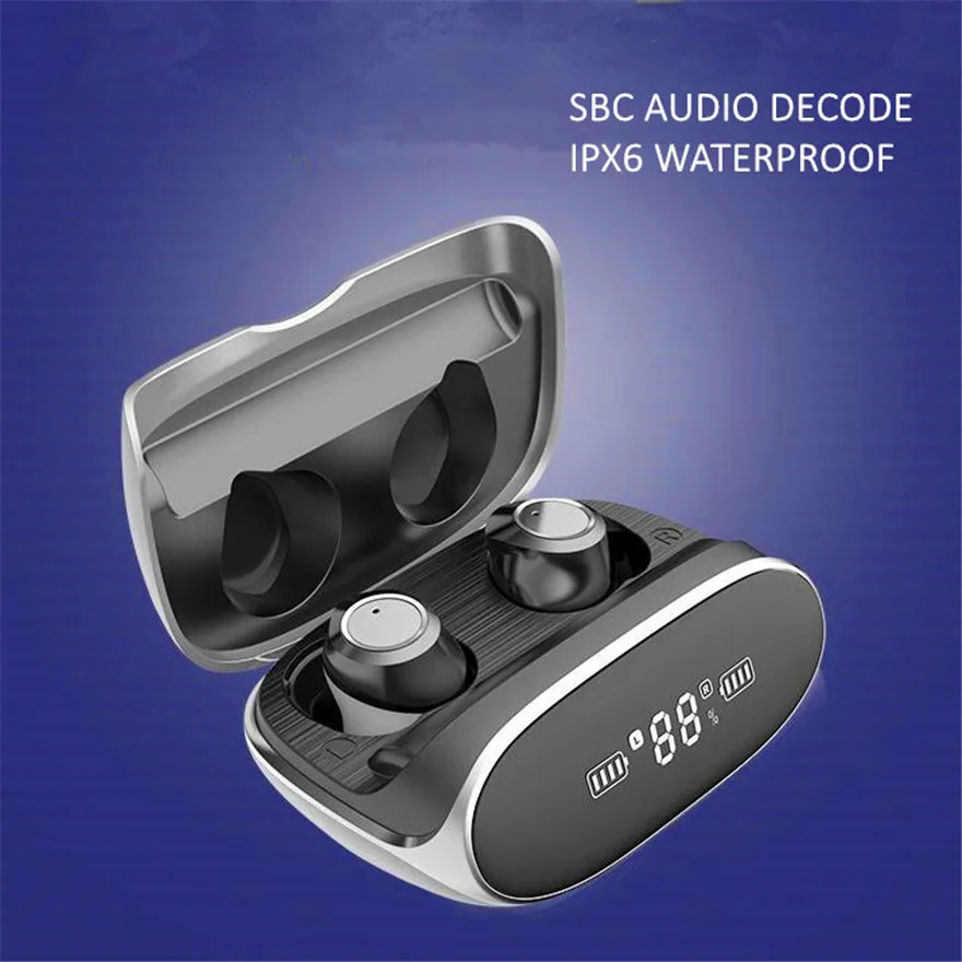 

Hifi Sbc Waterproof Bluetooth Earphone Earphones Tws Gamer Accessories Headset With Microphone Handsfree Ear Buds Sport Earpiece