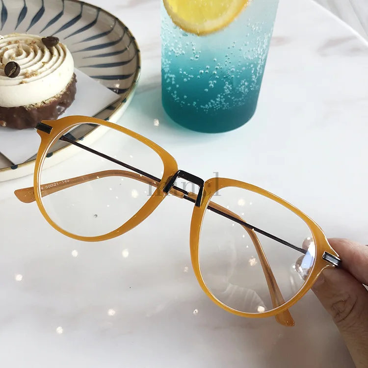 Новейшая квадратная оправа винтажные Eeyglasses женские негабаритные Большие размеры оптические оправы металлические очки оправа с прозрачными линзами Eyeware NX