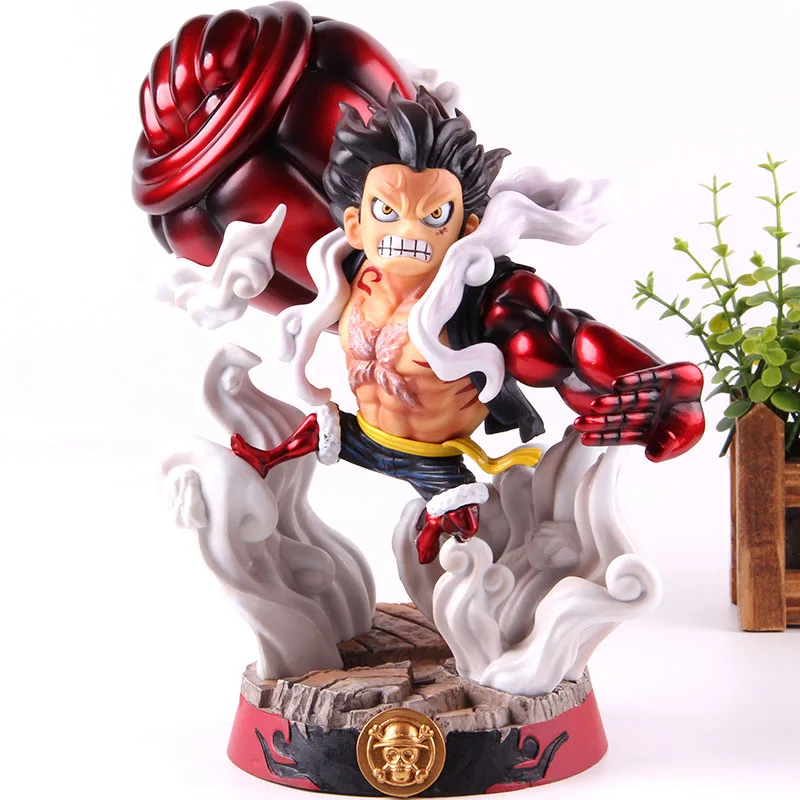 One piece gear 4 Luffy Monkey D Luffy gear большой пистолет ПВХ фигурка Коллекционная модель игрушки Аниме Кукла подарок для мальчиков