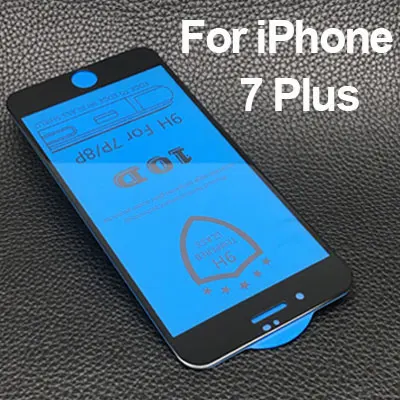 10D бронированное стекло на iPhone 7 8plus 6 6S Защитная 8plus 7plus закаленная Vidrio iP Afione 7P 8 P 6P защитная пленка Tremp - Цвет: For iPhone 7 Plus