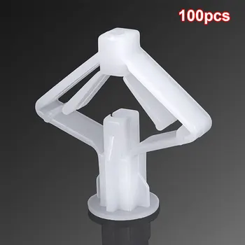 

100pcs Aircraft Shape Tool Accessories Hardware Gypsum Board Bolts Home DIY Practical Expansion Tube Screws Pierced Wall Curtain