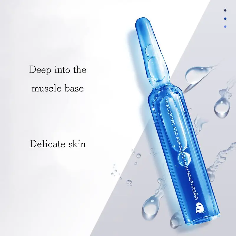 5pcs/ box Hyaluronic Acid face sheet Mask collagen whitening beauty Facial moisturizing Skin Care masker face mask Nourishing