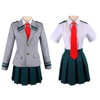 

2020 new Animation Derivatives for My Hero Academia Ochaco Uraraka Cosplay Costume School Uniform Halloween - Trousers (s-2XL)