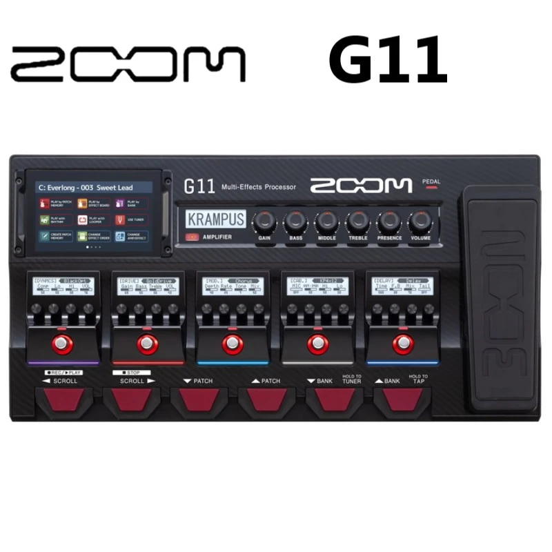 pedales multiefectos para guitarra eléctrica, dispositivo de efectos integrados, máquina de tambor, grabación en bucle|micrófonos| - AliExpress