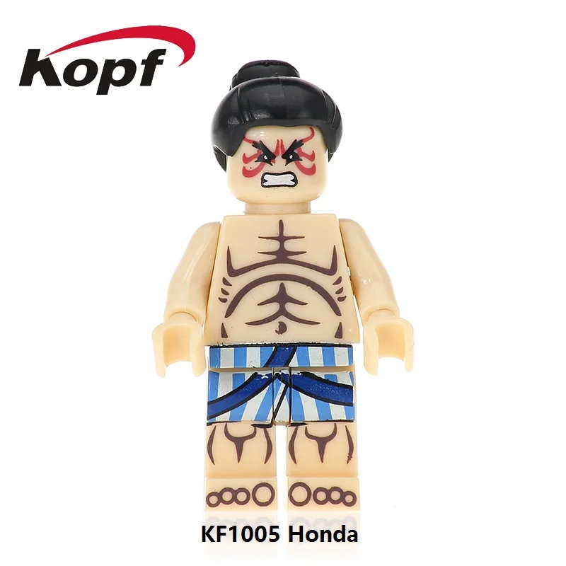 KF6108 Mortal Kombat Строительные блоки мини-кирпичи Sub-zero Скорпион Джони Кейдж Горо Китана Шао Кан фигурки модель игрушки - Цвет: KF1005 Without Box