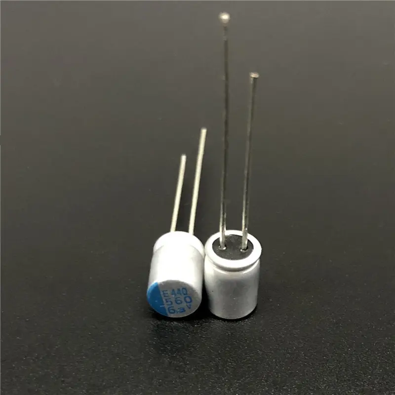 100 шт. 560 мкФ 6,3 V NCC PSE serires 6,3x8 мм супер низкая ESR 6.3V560uF для материнская плата VGA твердотельными конденсаторами