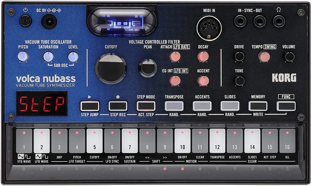 Korg volca нубас вакуумная трубка аналоговый клавиатура синтезатор